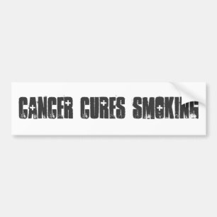Adesivo Para Carro Fumo das curas do cancer