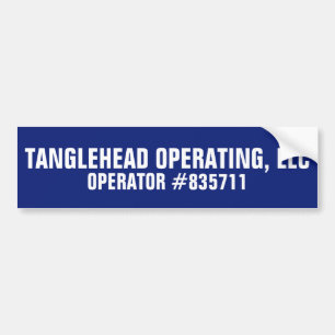 Adesivo Para Carro Funcionamento de Tanglehead