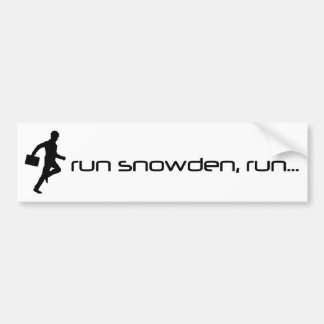 Adesivo Para Carro Funcione Snowden, funcione o autocolante no vidro