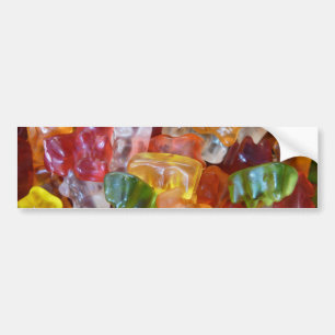 Adesivo Para Carro Fundo dos Ursos Gummy