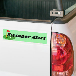 Adesivo Para Carro Funny Golf Swinger Sticker