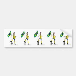 Adesivo Para Carro Futebol de Brasil