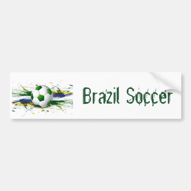 Adesivo Para Carro Futebol do Brasil (Frente)