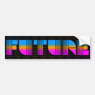 Adesivo Para Carro Futuro do estilo do vintage do tigre 80s de Corey