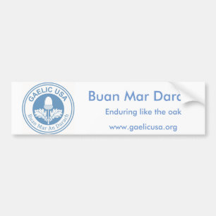 Adesivo Para Carro GaelicUSA Bumpersticker