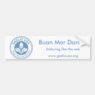 Adesivo Para Carro GaelicUSA Bumpersticker