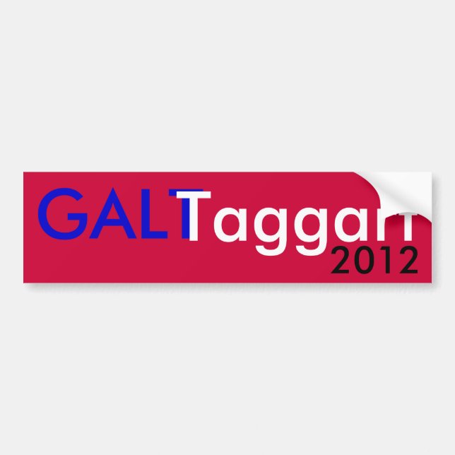 Adesivo Para Carro Galt Taggart 2012 (Frente)