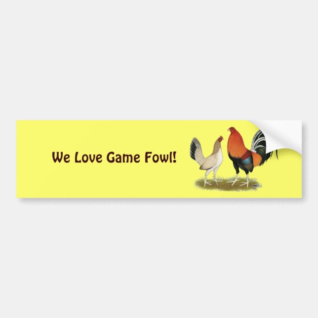 Adesivo Para Carro Gamefowl Wheatens (Frente)