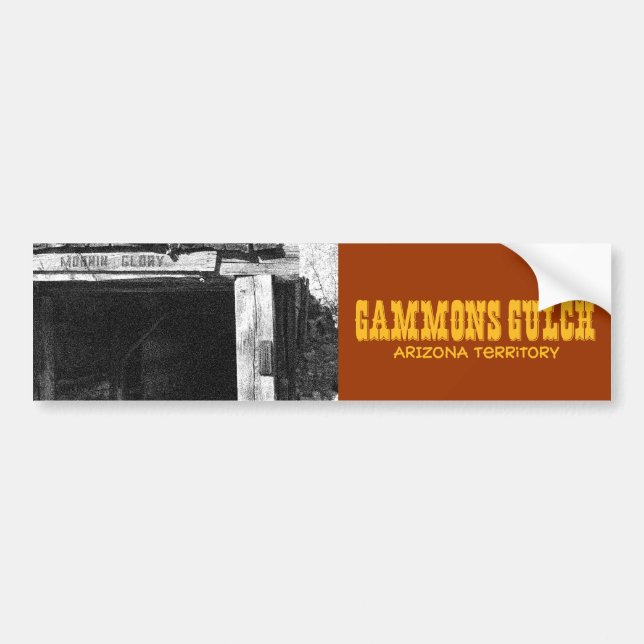 Adesivo Para Carro Gammons Gulch Movie Set Bumper Sticker (Frente)