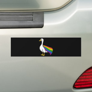 Adesivo Para Carro Ganso Arco-íris Orgulho LGBTQ Gay Transgênero LGBT