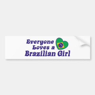 Adesivo Para Carro Garota brasileira