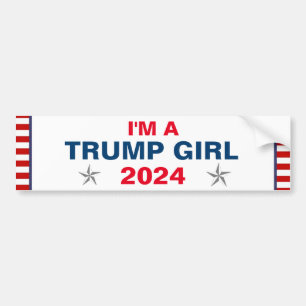 ADESIVO PARA CARRO GAROTA DE TRUMP 2024 BOMBEIRA