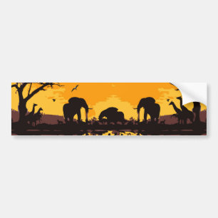 Adesivo Para Carro Garrafas de safari