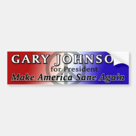 Adesivo Para Carro Gary Johnson para o presidente