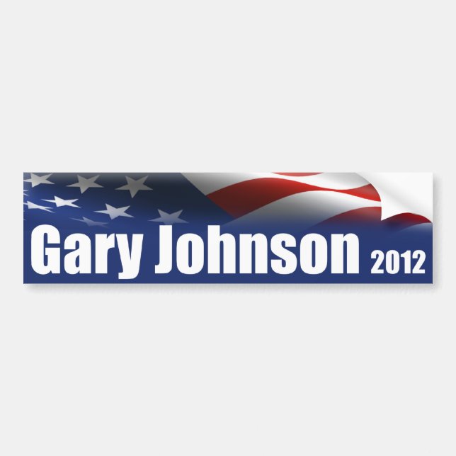 Adesivo Para Carro Gary Johnson para o presidente (Frente)