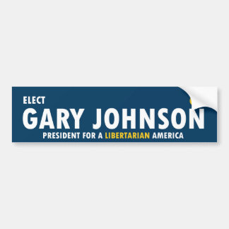 Adesivo Para Carro Gary Johnson para o presidente libertário 2016