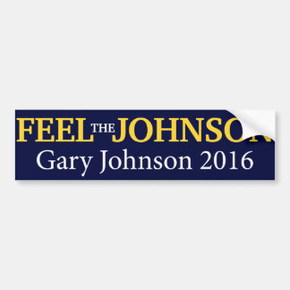 Adesivo Para Carro Gary Johnson - sinta o autocolante no vidro