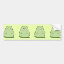 Gatinho Verde Gordinho de Matcha