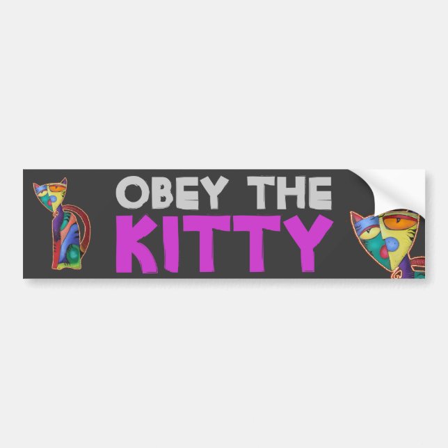 Adesivo Para Carro Gato celestial (Frente)