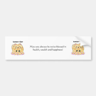 Adesivo Para Carro Gato Sortudo (Maneki Neko)