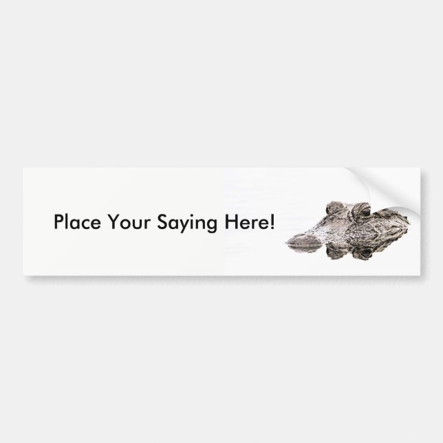 Adesivo Para Carro Gator Bumper Sticker (Frente)