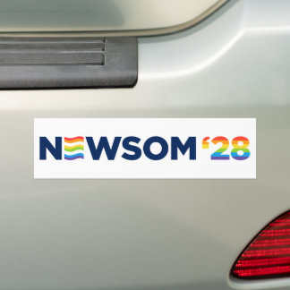 Adesivo Para Carro Gavin Newsom 2028 LGBTQ