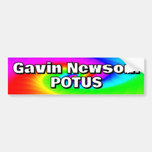 Adesivo Para Carro Gavin Newsom POTUS