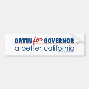 Adesivo Para Carro Gavin para o governador