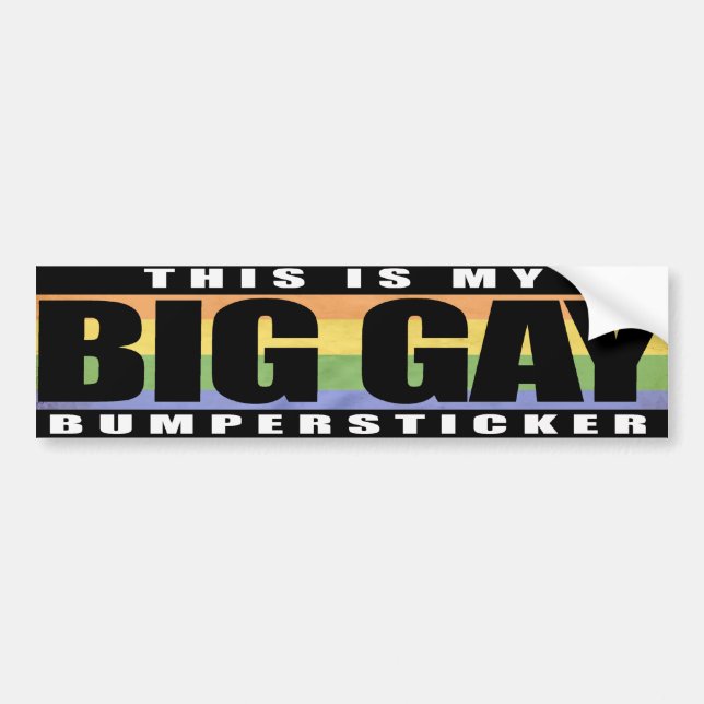 Adesivo Para Carro GAY BIG BUMPERSTICKER -.png (Frente)