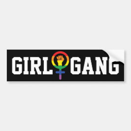 Adesivo Para Carro Gay Girl Gang LGBTQIA