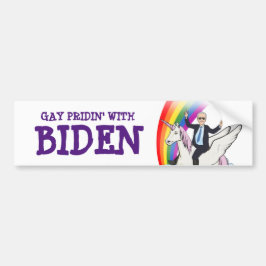ADESIVO PARA CARRO GAY PRIDIN' COM BIDEN