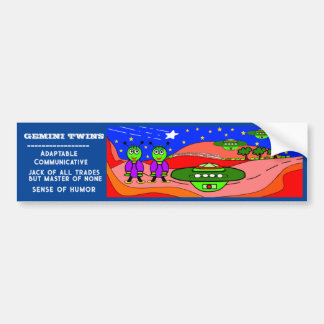 Adesivo Para Carro Gemini Bumper Sticker
