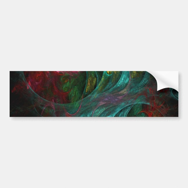 Adesivo Para Carro Gênesis Nova Abstrato Art Bumper Sticker (Frente)
