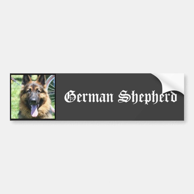 Adesivo Para Carro German shepherd (Frente)
