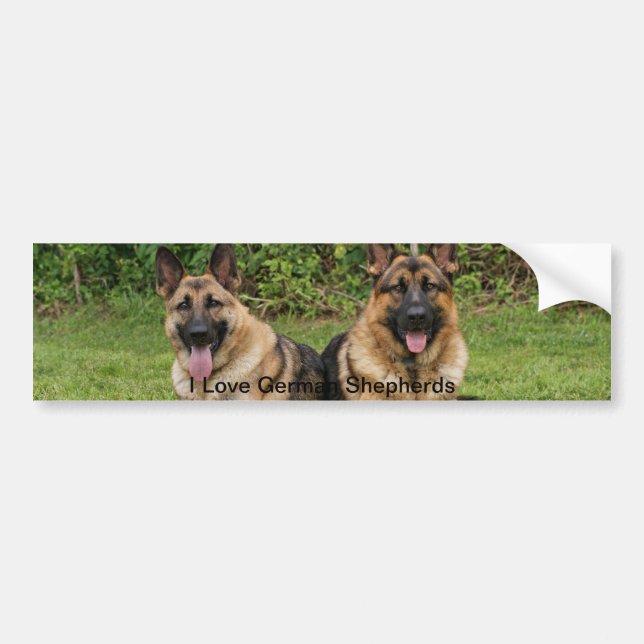 Adesivo Para Carro German shepherd (Frente)