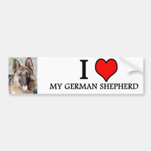 Adesivo Para Carro GERMAN SHEPHERD do bumpersticker