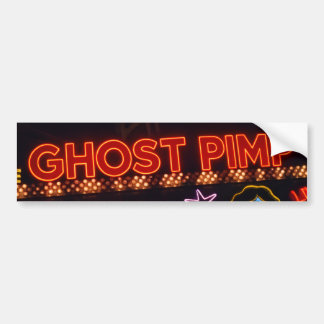 Adesivo Para Carro Ghost Pimp Bumper Sticker