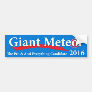 Adesivo Para Carro Giant Meteor 2016 Pro & Anti All Candidato