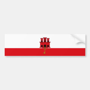 Adesivo Para Carro Gibraltar Flag