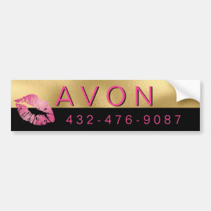 Adesivo Para Carro Glam Gold and Black Independent Rep Avon