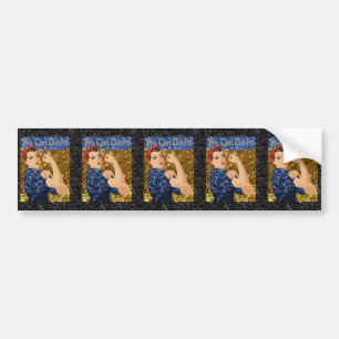 Adesivo Para Carro glitter rosie, o rivete
