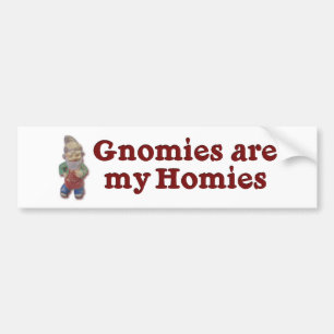 Adesivo Para Carro Gnomies é meu Homies