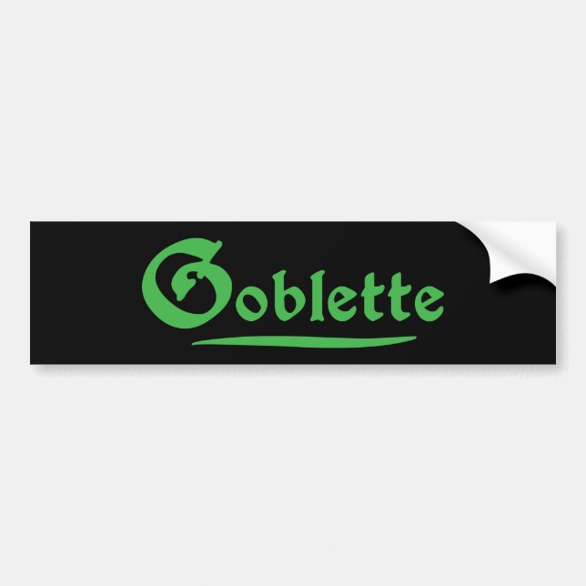 Adesivo Para Carro Goblette (Frente)