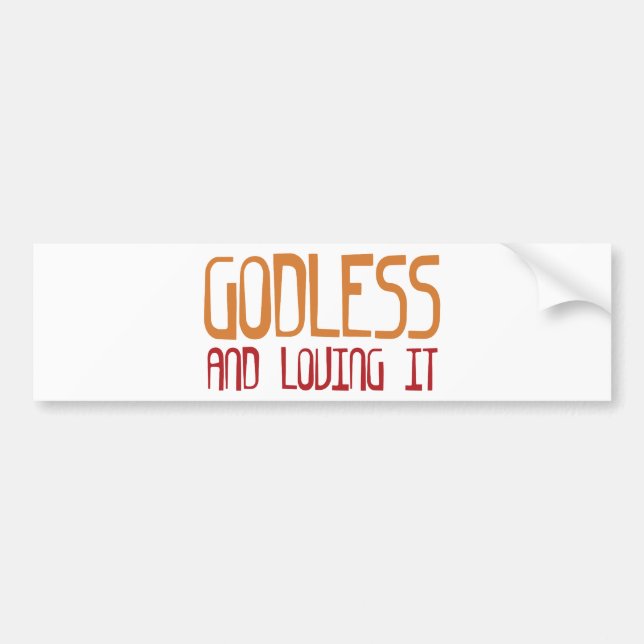 Adesivo Para Carro Godless (Frente)