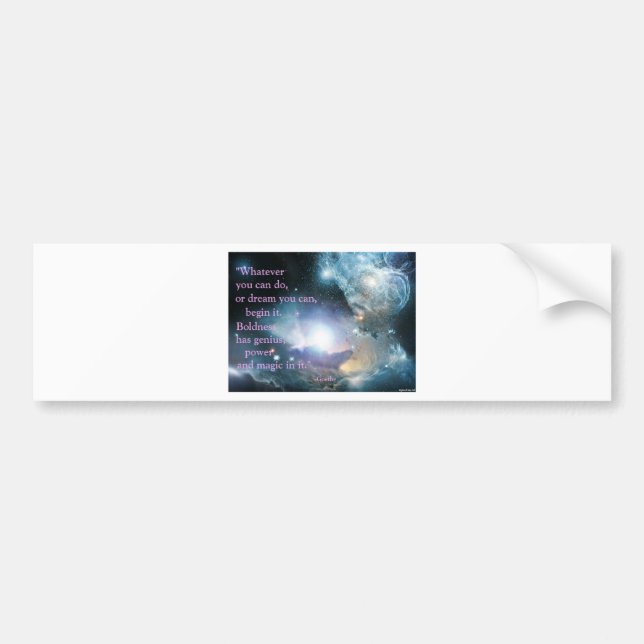 Adesivo Para Carro Goethe Cotação com Nebula (Frente)