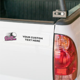Adesivo Para Carro Golf de Texto Personalizado