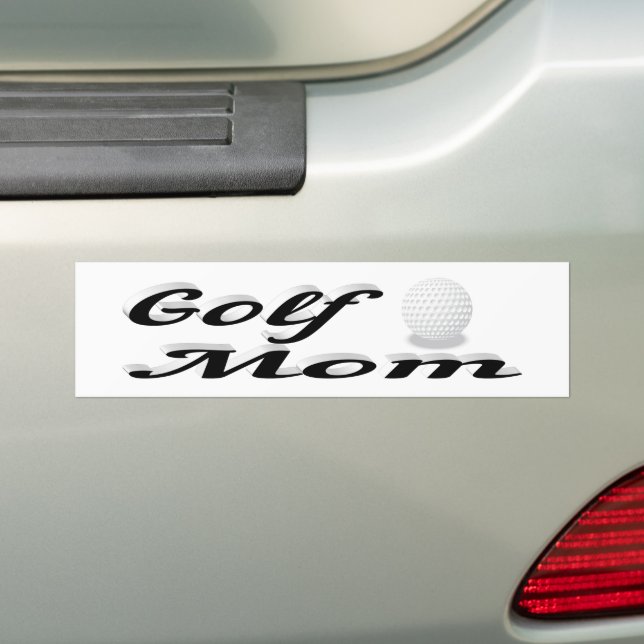 Adesivo Para Carro Golf Mãe Bumper Sticker (No carro)