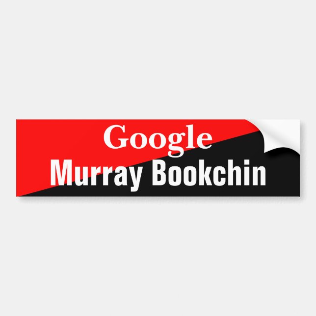 Adesivo Para Carro Google Murray Bookchin (Frente)