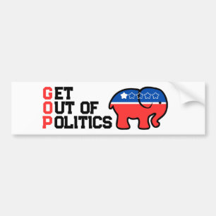 Adesivo Para Carro GOP Obter Trump De Anti republicano Político