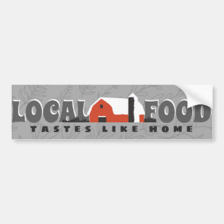 Adesivo Para Carro Gosto De Comida Local Como Bumpersticker Doméstico